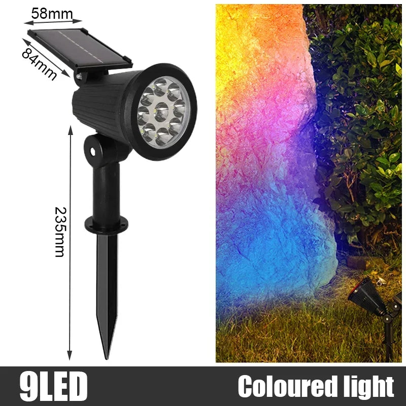 Solar In-Ground LED Spotlights (1–4 Pack) – IP65 Adjustable Landscape Lights