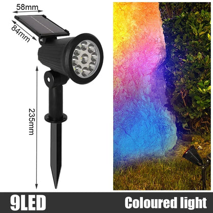 Solar In-Ground LED Spotlights (1–4 Pack) – IP65 Adjustable Landscape Lights