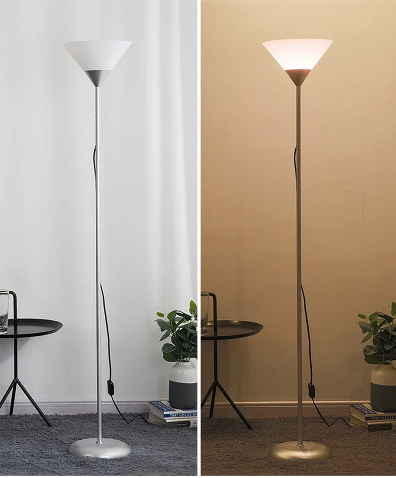 Creative LED Floor Lamp Black White Lamp Body Is Suitable For Indoor Lighting Decorative Lamp In Living Room, Bedroom And Study