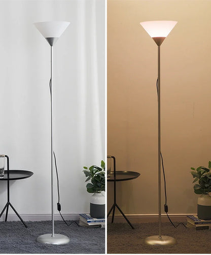 Creative LED Floor Lamp Black White Lamp Body Is Suitable For Indoor Lighting Decorative Lamp In Living Room, Bedroom And Study
