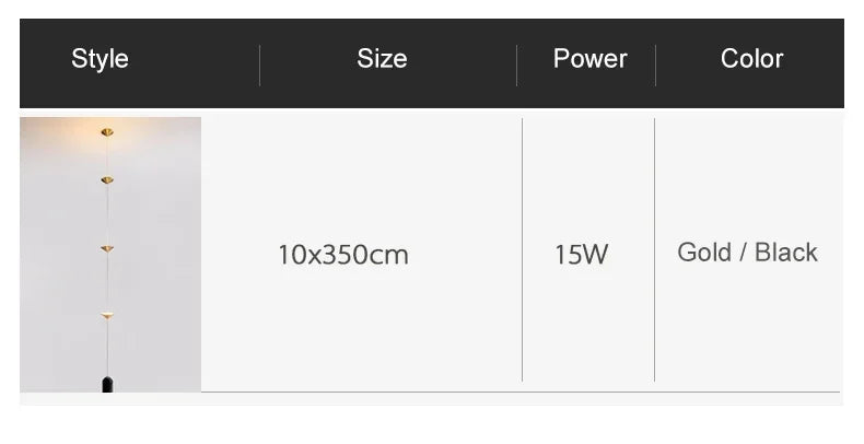 Modern Floor Lamp Pendant Light Luxury Black Atmosphere Light Living Room Sofa Edge Minimalist Bed head Neutral Decoration light
