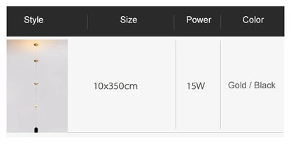 Modern Floor Lamp Pendant Light Luxury Black Atmosphere Light Living Room Sofa Edge Minimalist Bed head Neutral Decoration light