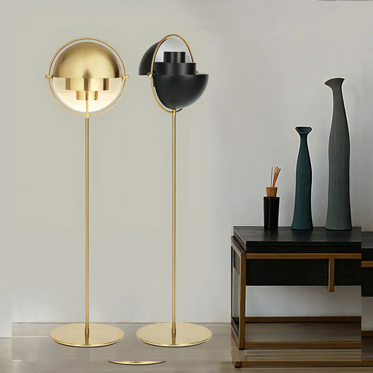 Modern Gubi Floor Lamps for Living Room Designer Black Metal Standing Lights Bedroom Indoor Lighting Foot Lamp Salon Fixture