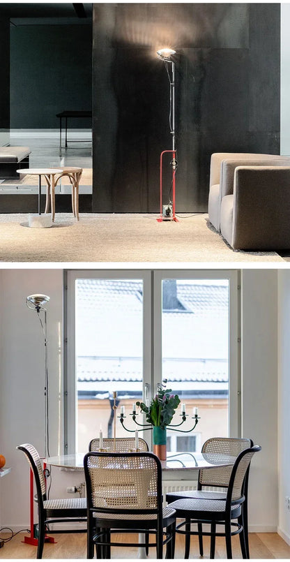 Nordic Iron Chromium Floor Lamp for Living Room Bedroom Bedside Sofa Side Standing Lamp Lighting Fixture