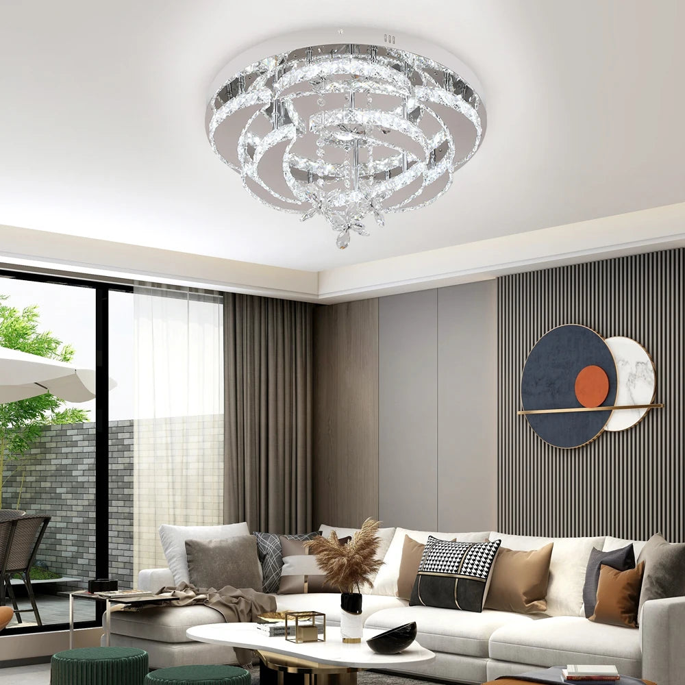 K9 Crystal Chandelier — Dimmable
