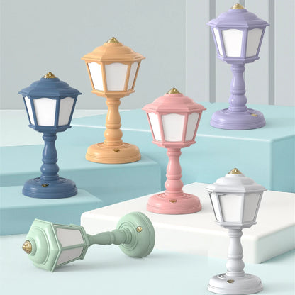 Mini Retro USB Rechargeable Night Light – Touch Candle Desk Lamp for Bedroom