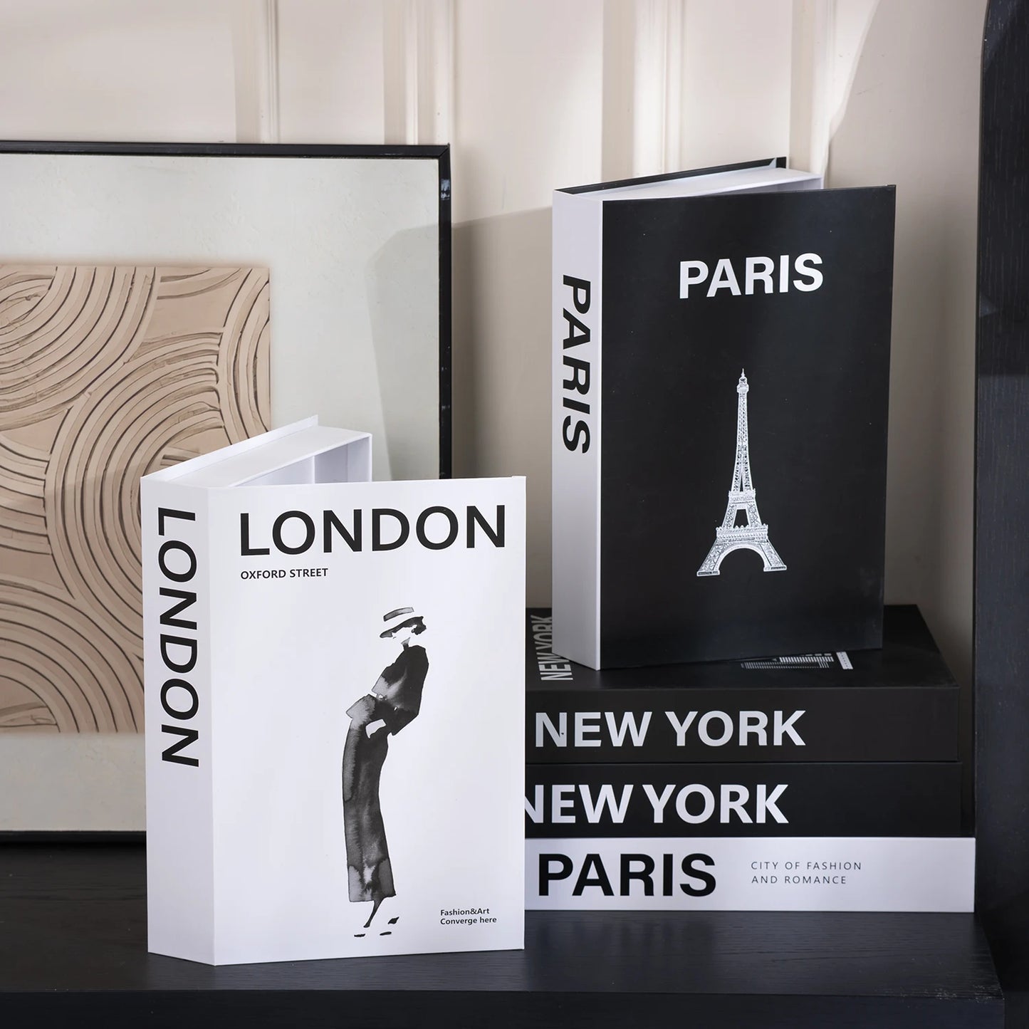 Luxury Decorative Fake Books – Nordic Coffee Table Storage Boxes