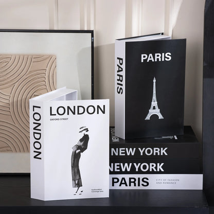 Luxury Decorative Fake Books – Nordic Coffee Table Storage Boxes