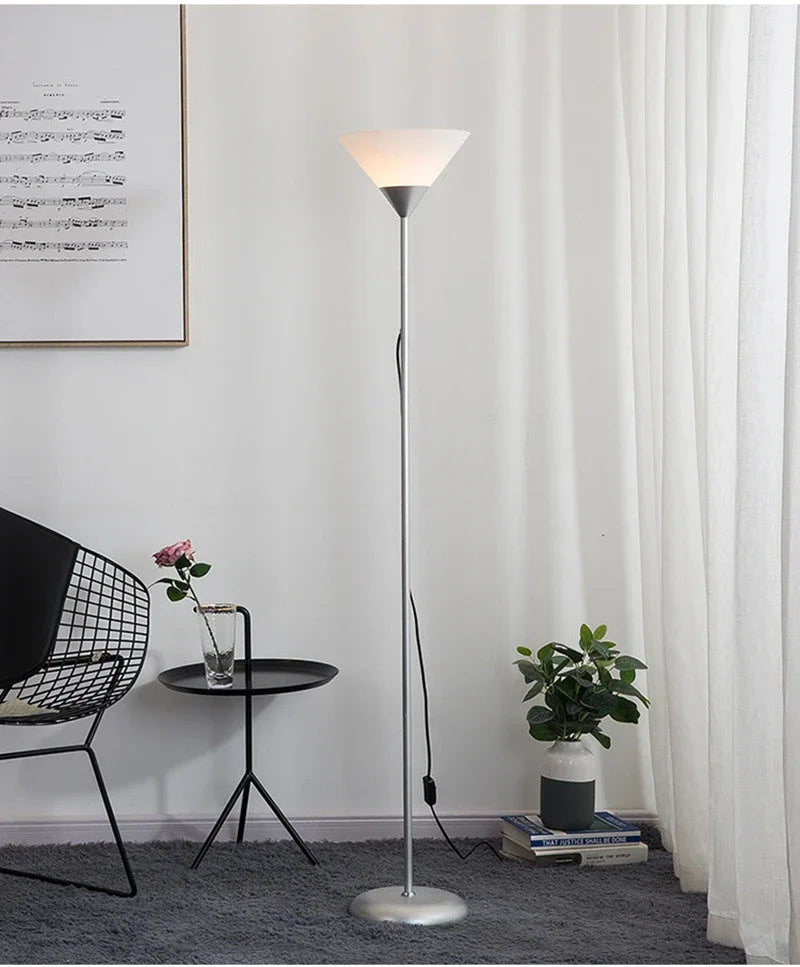 Creative LED Floor Lamp Black White Lamp Body Is Suitable For Indoor Lighting Decorative Lamp In Living Room, Bedroom And Study