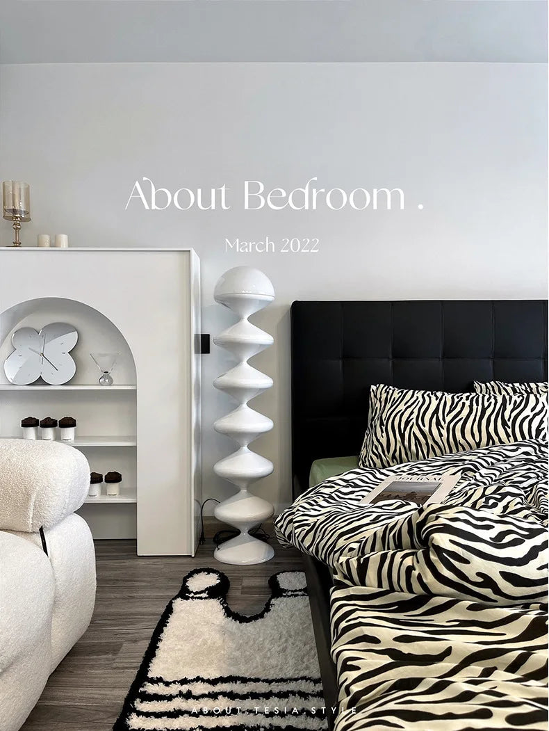 Nirdic Black/White Candy Floor Lamps Home Decoration Living Room Sofa TV Side Lighting Fixtures Bedroom Study Desk Lamp Dimmable