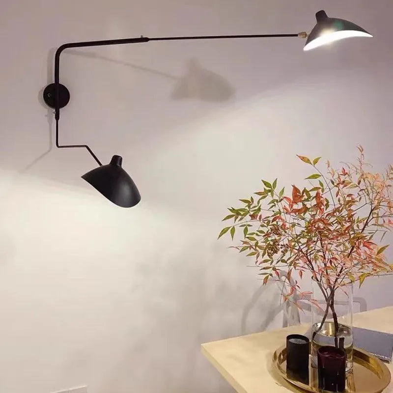Serge Mouille 3-arm Floor lamp Designer Tripod LED Lamp Adjustable Spider Standing Lamp Loft master bedroom decor reading light