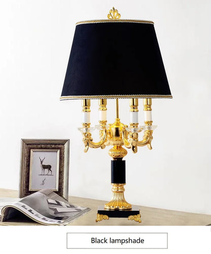 High Quality Luxury Fashion Black Crystal Table/Floor Lamp Bedroom Bedside Lamps Brief Modern Decoration Table Lamp