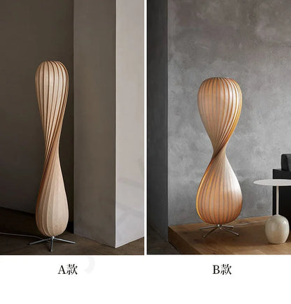 Living Room Floor Lamp Wooden Style Bedroom Headboard Decoration Atmospheric Table Lamp Nordic Art And Creativity Lamp Japanese