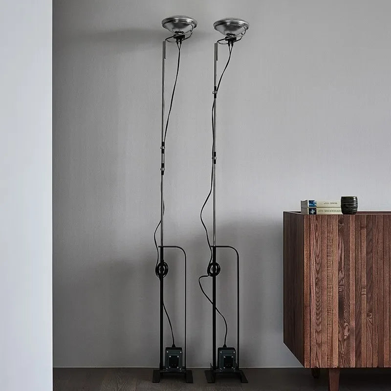 Nordic Iron Chromium Floor Lamp for Living Room Bedroom Bedside Sofa Side Standing Lamp Lighting Fixture