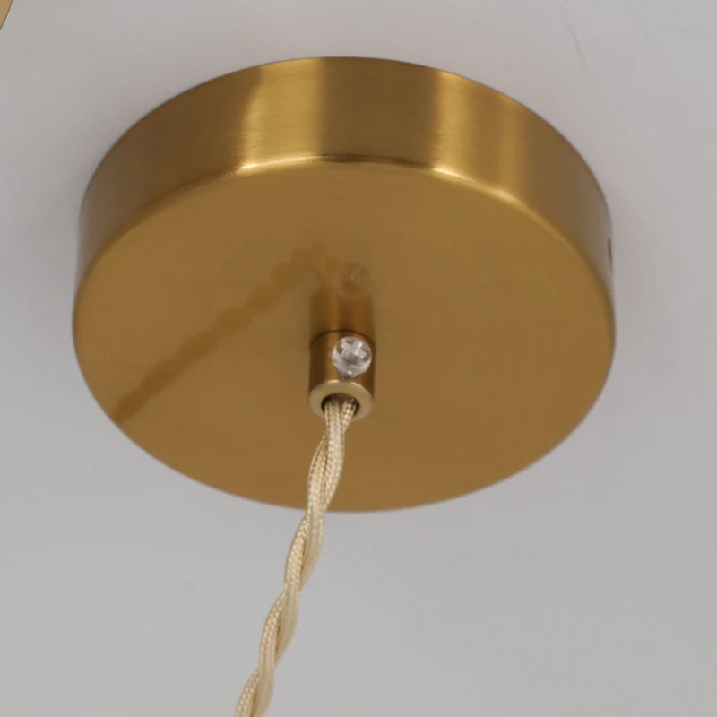 Japanese Ceramic Pendant Chandelier – Nordic Bronze Retro Light for Living Room & Entryway