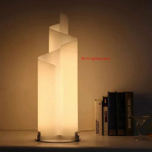 Nordic Floor Lamps Designer Modern Minimalist Glacier Flowing Light Desk Lamp  Artistic Desk Lamp Bedside Lamp