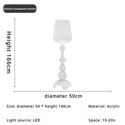 Japanese Medieval Retro Style Trophy Shaped LED Floor Lamp Art Design Lights for Living Dining Room Home Decoration Chandelier
