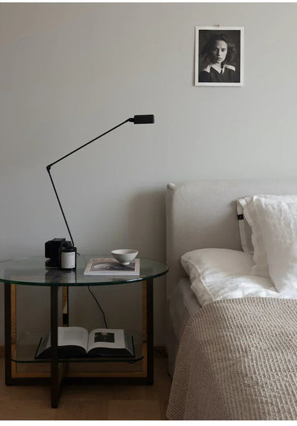 Modern Italian Design Floor Lamp Simple Retro Style Living Room Study Adjustable Swing Arm Reading Table Lamp Home Decor LED
