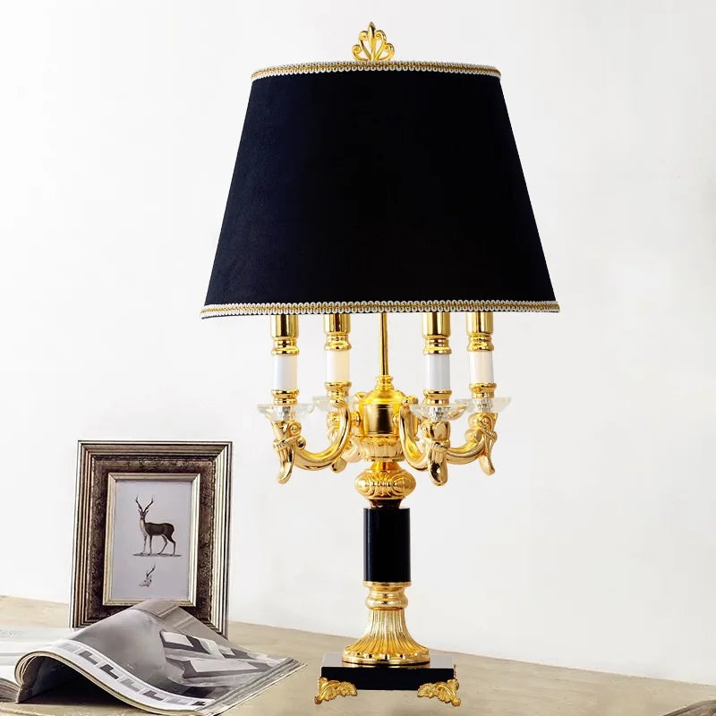 High Quality Luxury Fashion Black Crystal Table/Floor Lamp Bedroom Bedside Lamps Brief Modern Decoration Table Lamp