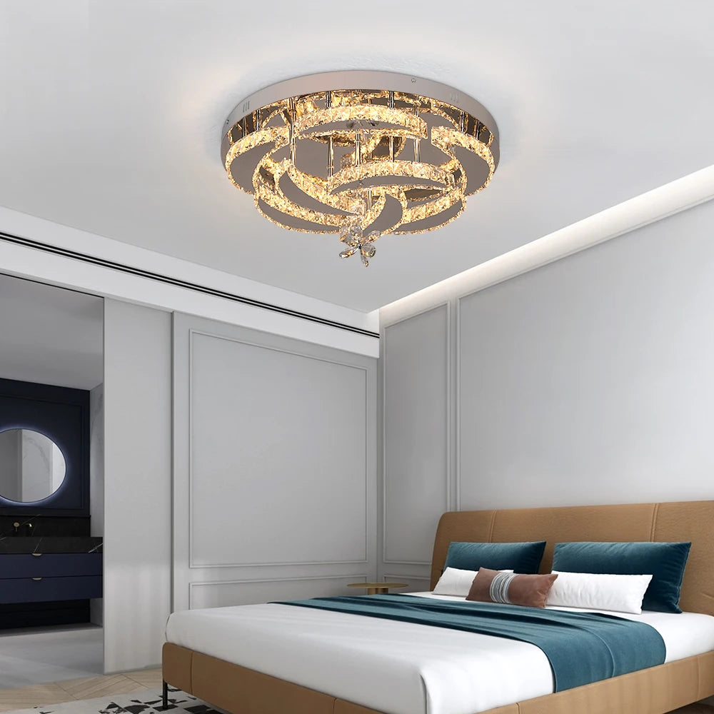 K9 Crystal Chandelier — Dimmable