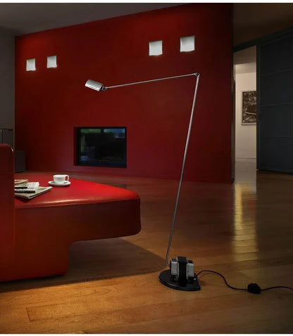 Modern Italian Design Floor Lamp Simple Retro Style Living Room Study Adjustable Swing Arm Reading Table Lamp Home Decor LED