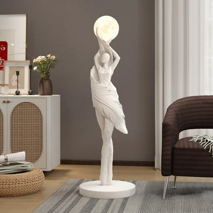 Modern Art Floor Lamp Home decoration Lights Living Room Bedroom Humanoid Atmosphere Lamps Couch High-End Sculpture LED Lighting