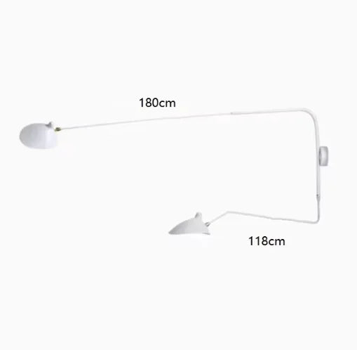 Serge Mouille 3-arm Floor lamp Designer Tripod LED Lamp Adjustable Spider Standing Lamp Loft master bedroom decor reading light
