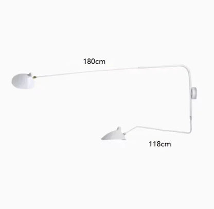 Serge Mouille 3-arm Floor lamp Designer Tripod LED Lamp Adjustable Spider Standing Lamp Loft master bedroom decor reading light