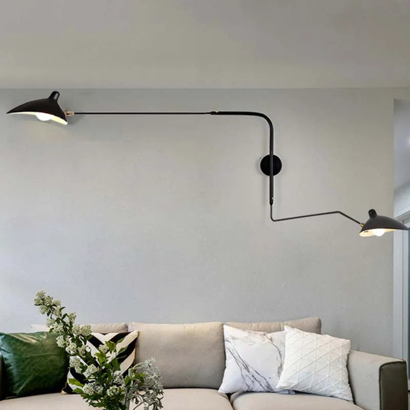 Serge Mouille 3-arm Floor lamp Designer Tripod LED Lamp Adjustable Spider Standing Lamp Loft master bedroom decor reading light