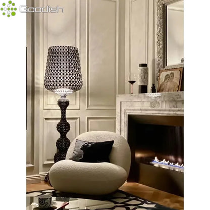 Japanese Medieval Retro Style Trophy Shaped LED Floor Lamp Art Design Lights for Living Dining Room Home Decoration Chandelier