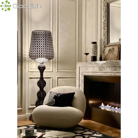 Japanese Medieval Retro Style Trophy Shaped LED Floor Lamp Art Design Lights for Living Dining Room Home Decoration Chandelier