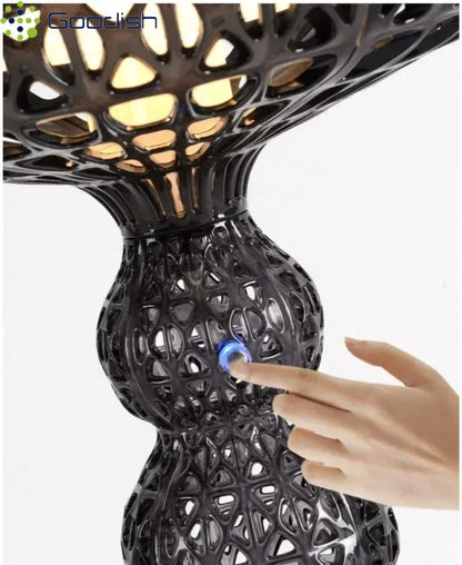 Japanese Medieval Retro Style Trophy Shaped LED Floor Lamp Art Design Lights for Living Dining Room Home Decoration Chandelier