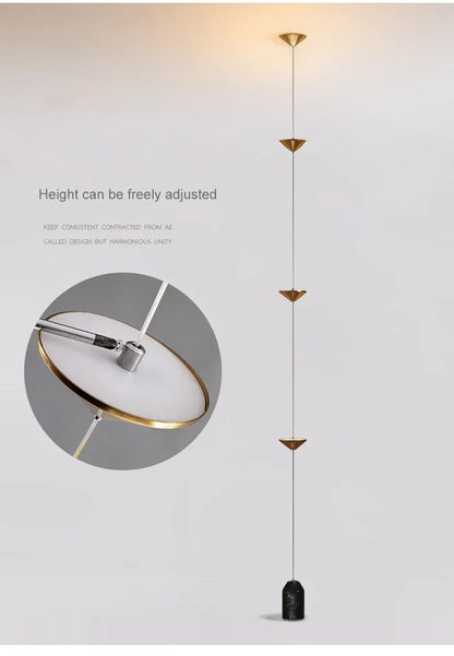 Modern Floor Lamp Pendant Light Luxury Black Atmosphere Light Living Room Sofa Edge Minimalist Bed head Neutral Decoration light