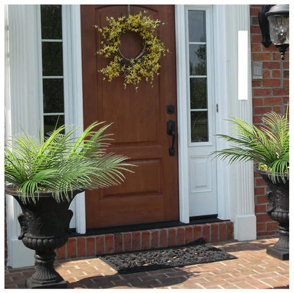 20.47in 9Leaves Artificial Tropical Plants Fake Palm Plant Branch Green Leaves for Home Garden Office Jungle Carnival Decoration