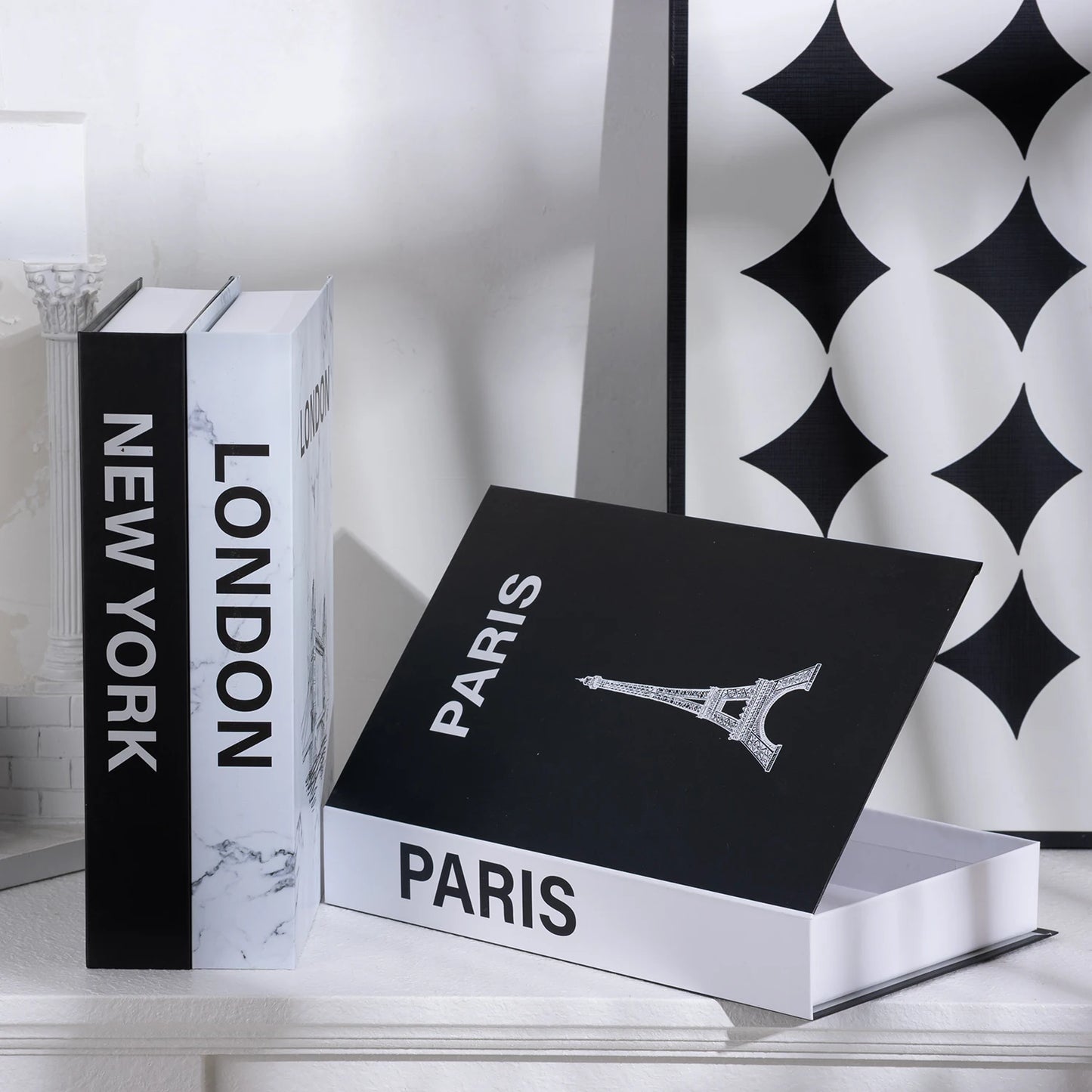 Luxury Decorative Fake Books – Nordic Coffee Table Storage Boxes
