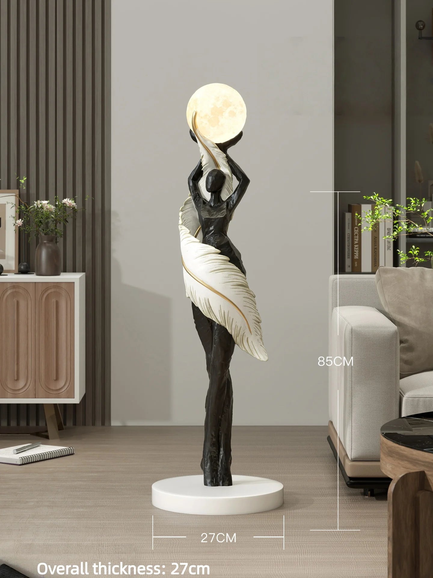Modern Art Floor Lamp Home decoration Lights Living Room Bedroom Humanoid Atmosphere Lamps Couch High-End Sculpture LED Lighting