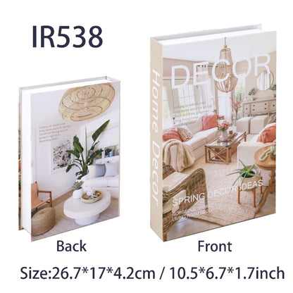 Luxury Decorative Fake Books – Nordic Coffee Table Storage Boxes