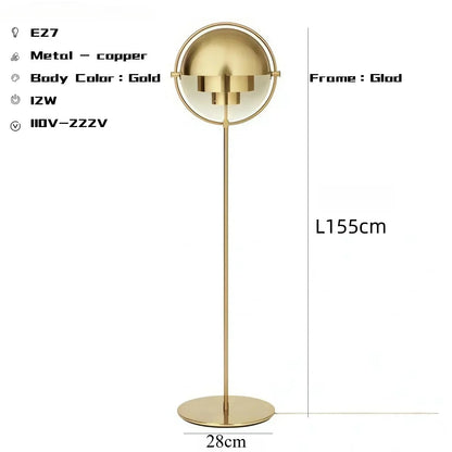 Modern Gubi Floor Lamps for Living Room Designer Black Metal Standing Lights Bedroom Indoor Lighting Foot Lamp Salon Fixture
