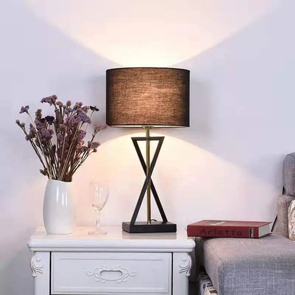 Nordic Fabric-Shade LED Floor Lamp – Cozy Standing Light