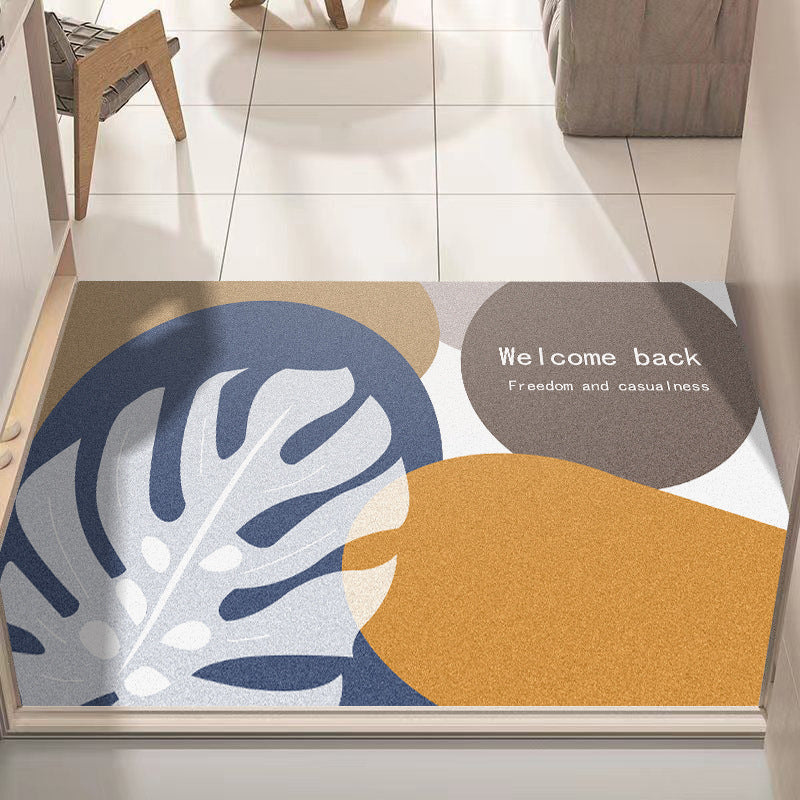 Non-Slip Entrance Mat with Washable Absorbent Design
