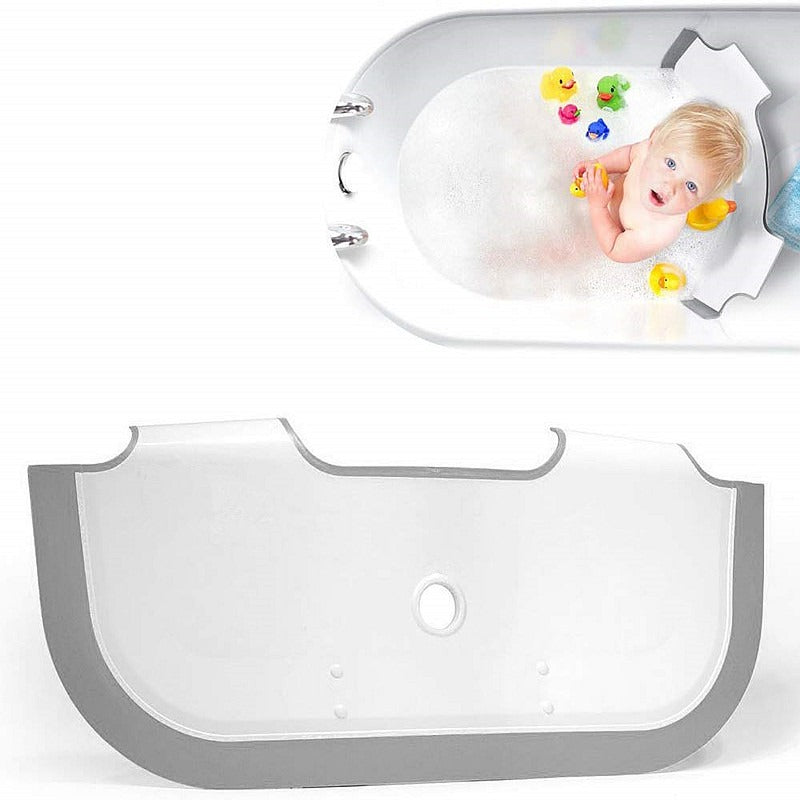 Adjustable Baby Bath Tub Partition Splash Guard