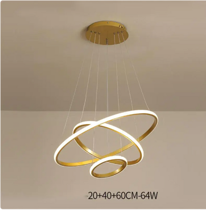 Modern Intelligent Chandelier – Living Room & Dining Room LED Ceiling Light