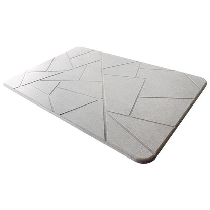Diatomite Bathroom Mats Non-slip Step Pad