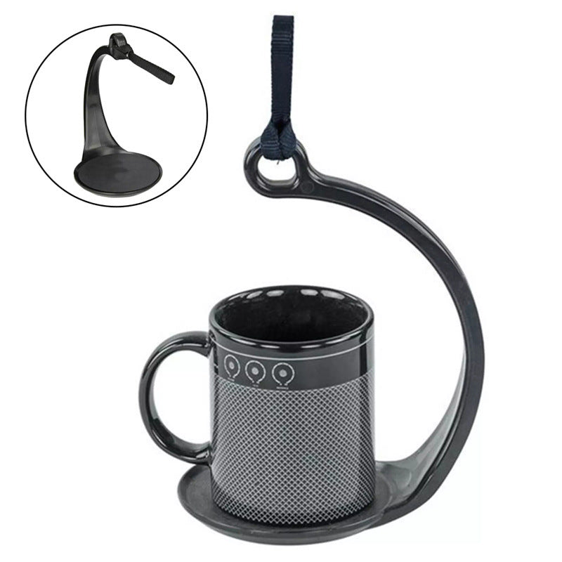 Spillproof Cup Holder with Strong Grip and Strap