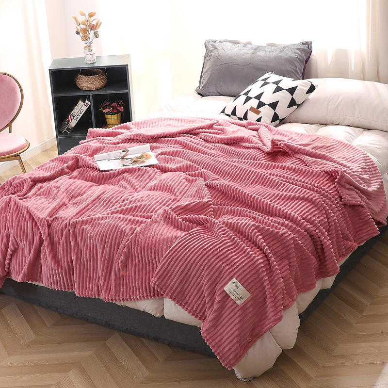Double-Layer French Flannel Blanket – Magic Velvet Throw