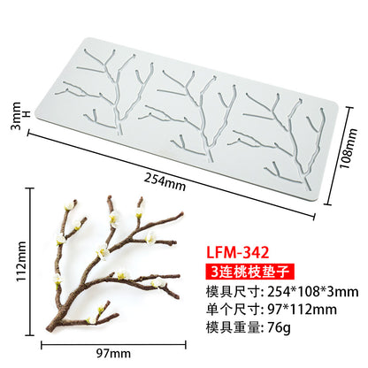 8-Pattern Butterfly Lace Mold for Cake Decoration