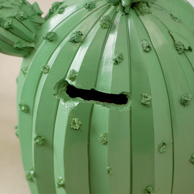 Cactus Piggy Bank Decorative Money Saving Jar