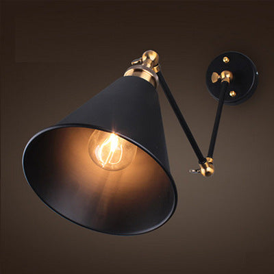 RetroFlex E27 Industrial Wall Lamp