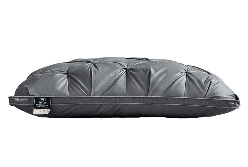 Feather Pillows with White Goose Neck Guards (Pair)