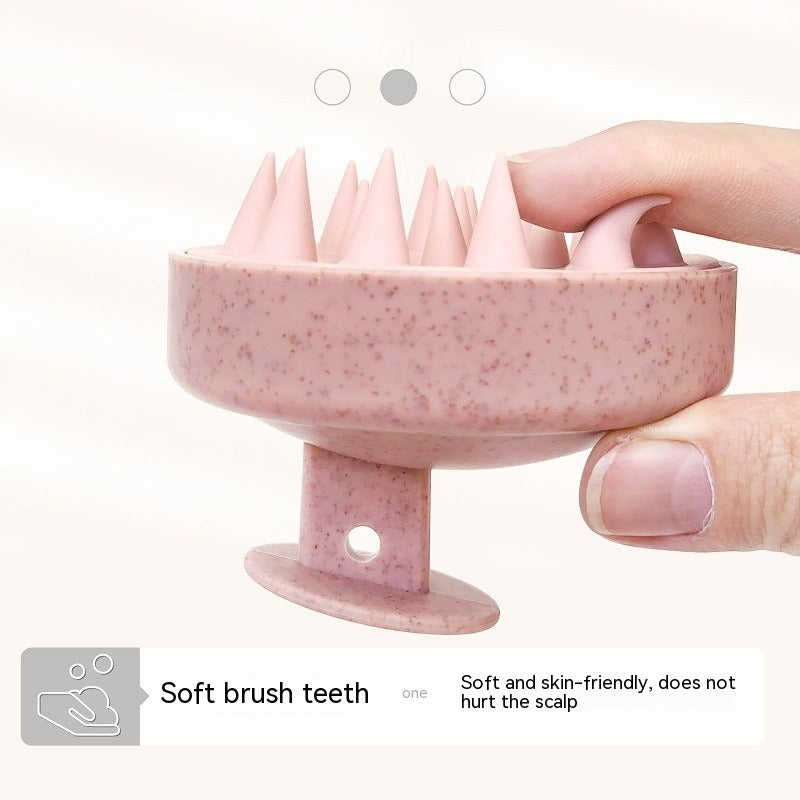 Rubber Scalp Massage Shampoo Brush